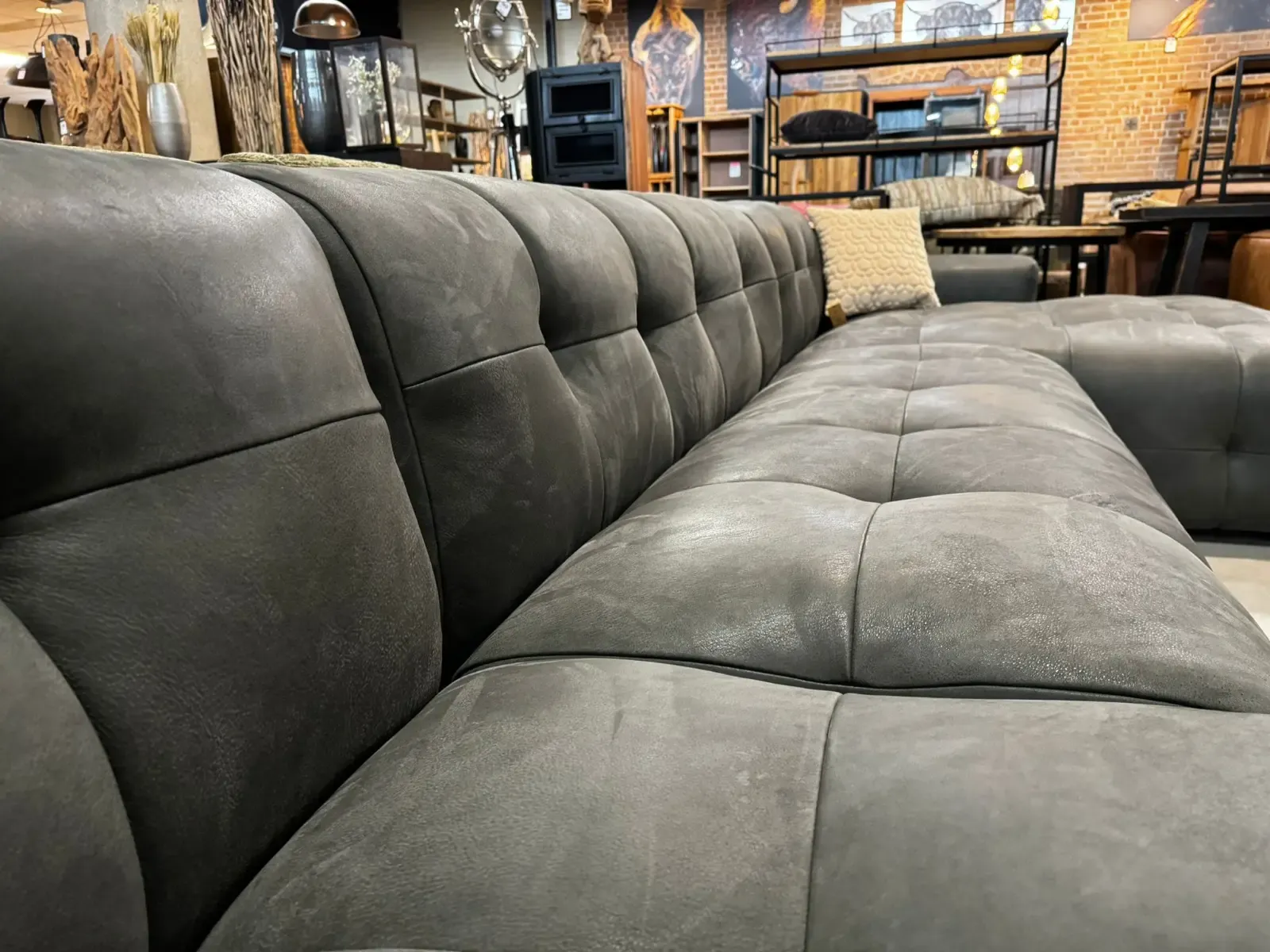 Loungebank Amsterdam Kenia Leder, Detailfoto 3 - Agpol