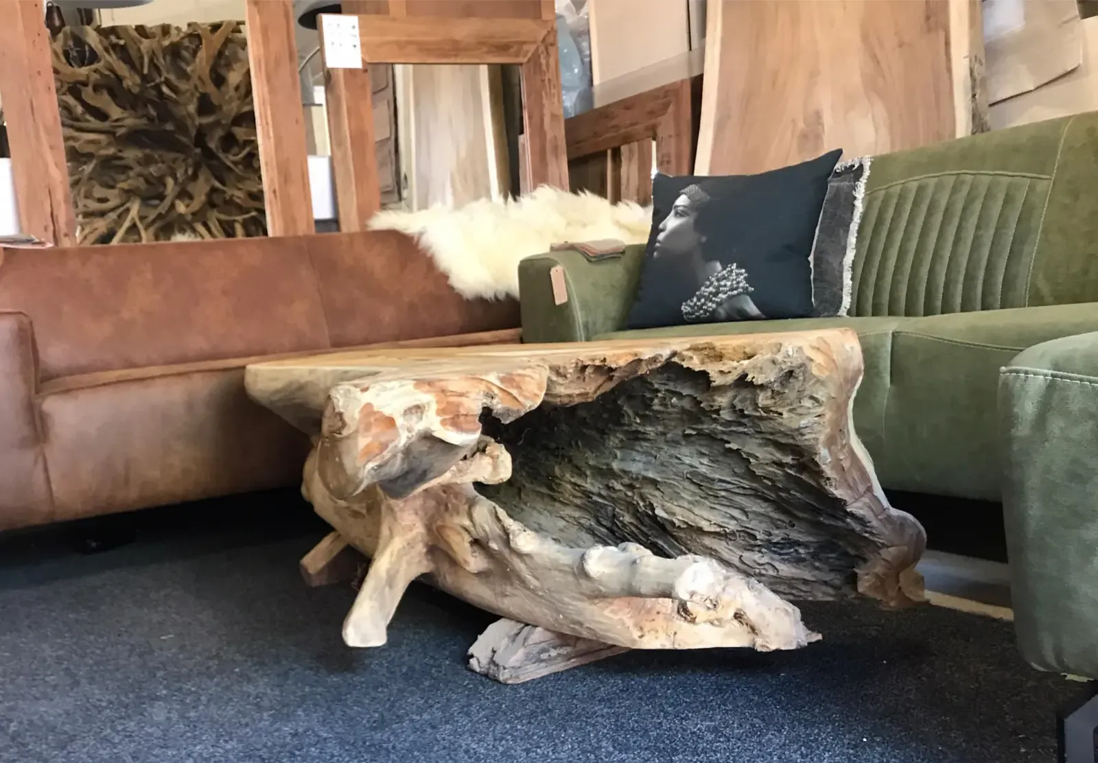 Root Tree Trunk Coffee Table - World of Brosi