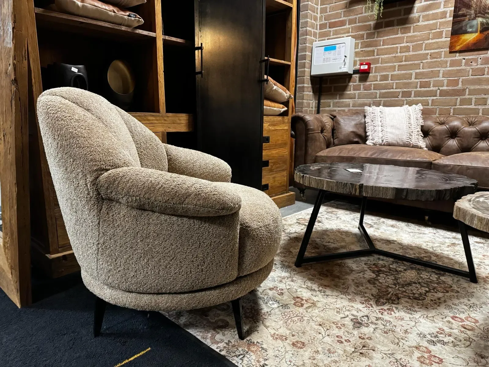 Swivel armchair Babs - HTL