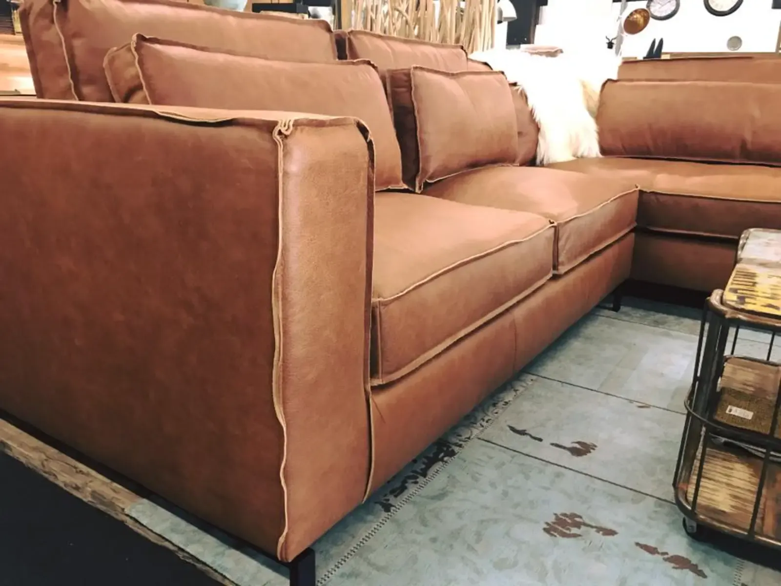 Ecksofa Iris Leder, Detailfoto 2 - Agpol