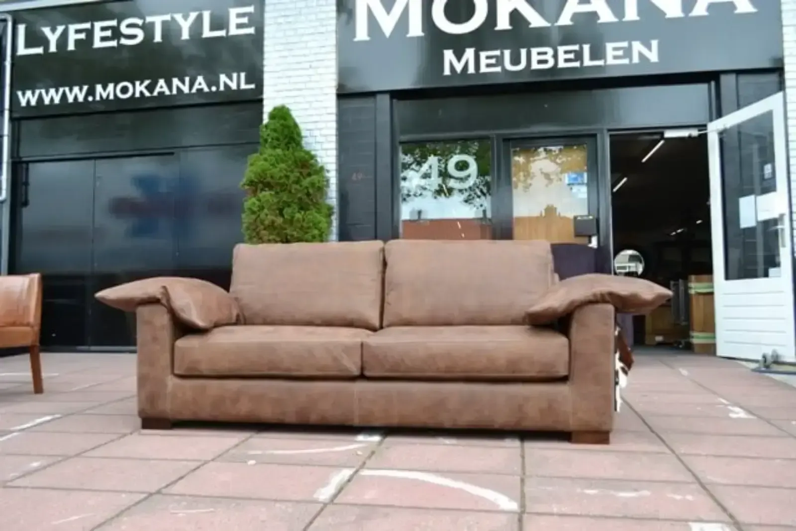 Sofa Kentucky Africa Leder Tabac