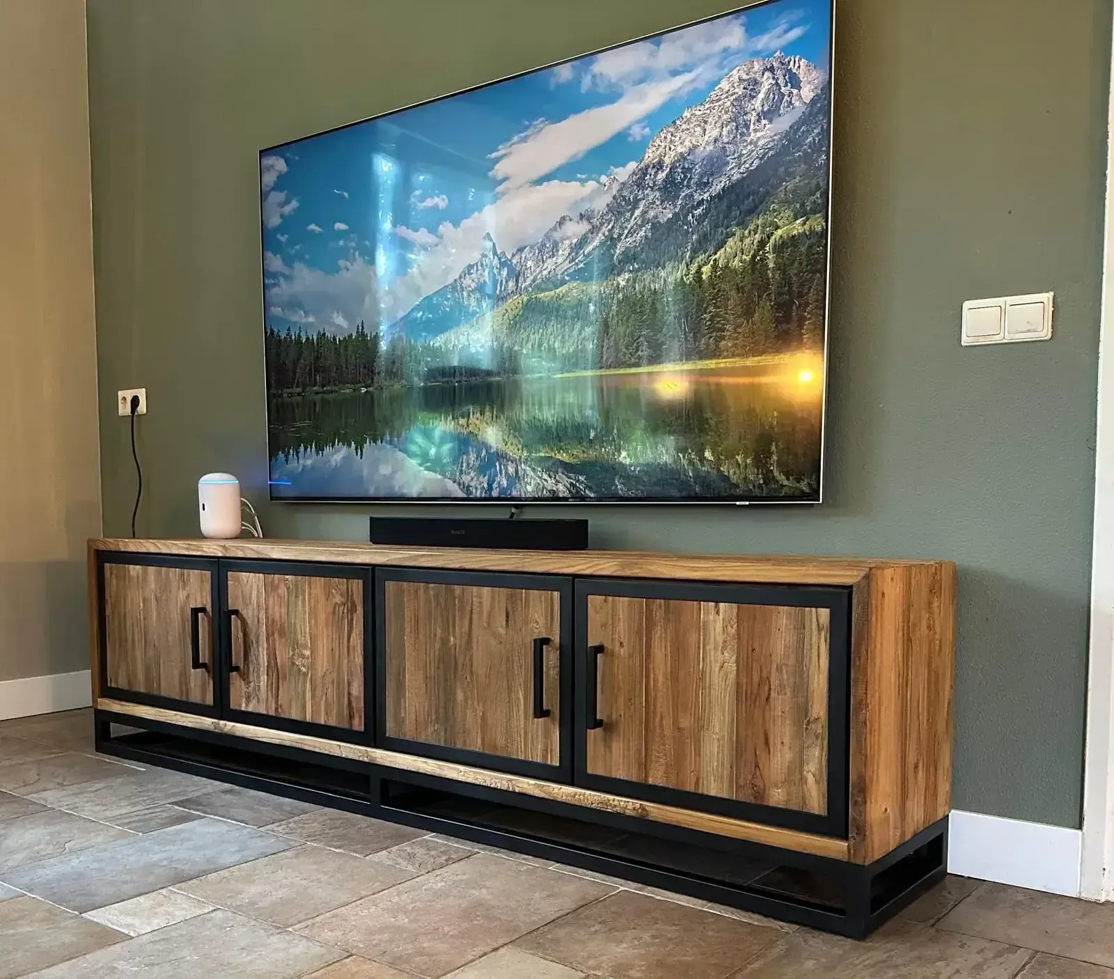 Mick TV Unit | Teak Wood - World of Brosi