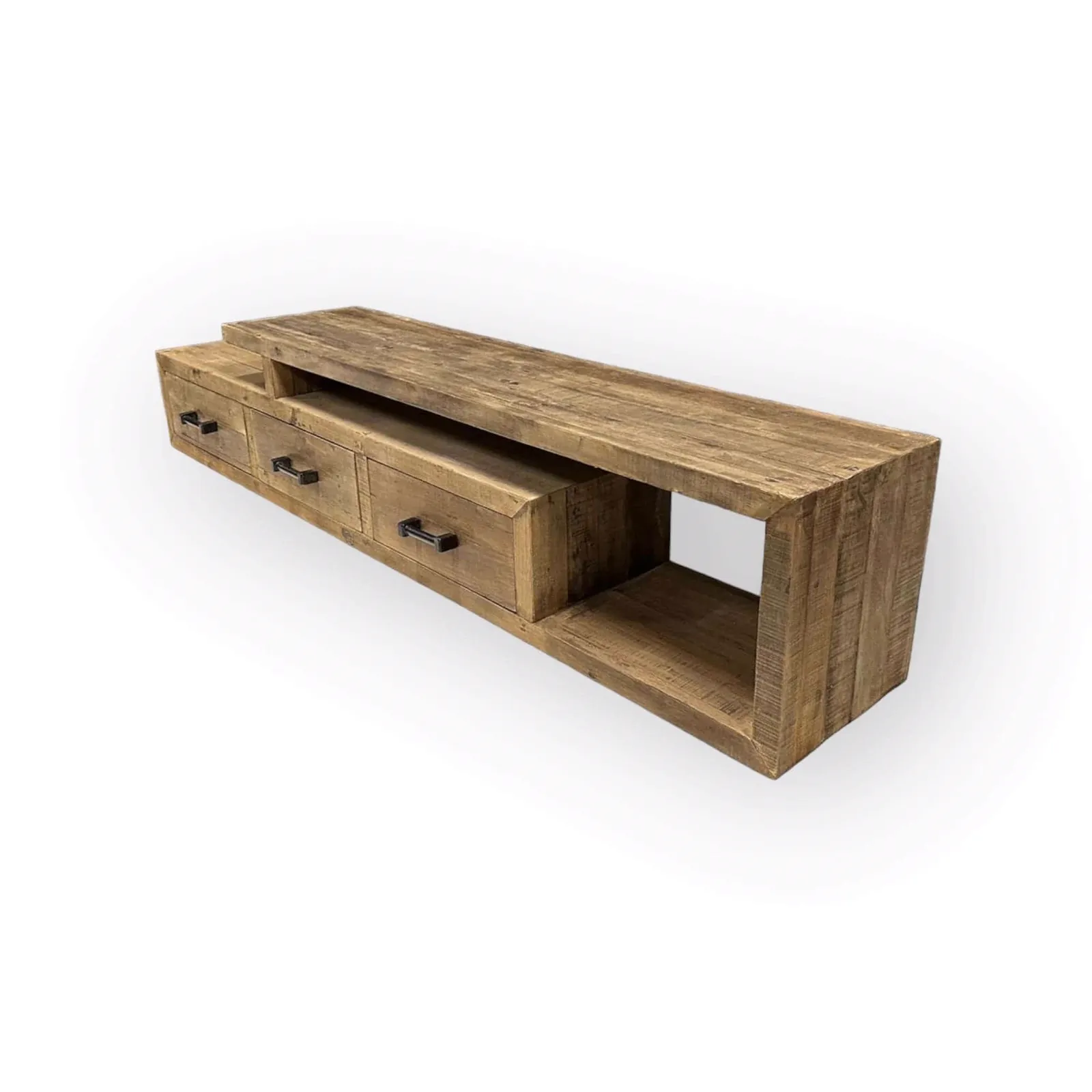 TV Unit Solid | Natural | 225cm - World of Brosi