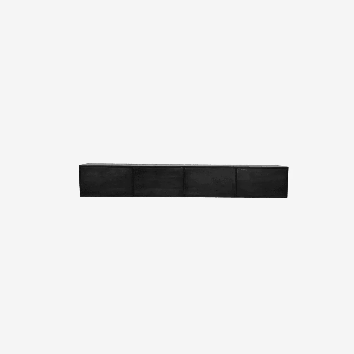 Floating TV unit Vision Black | 200 cm - Starfurn