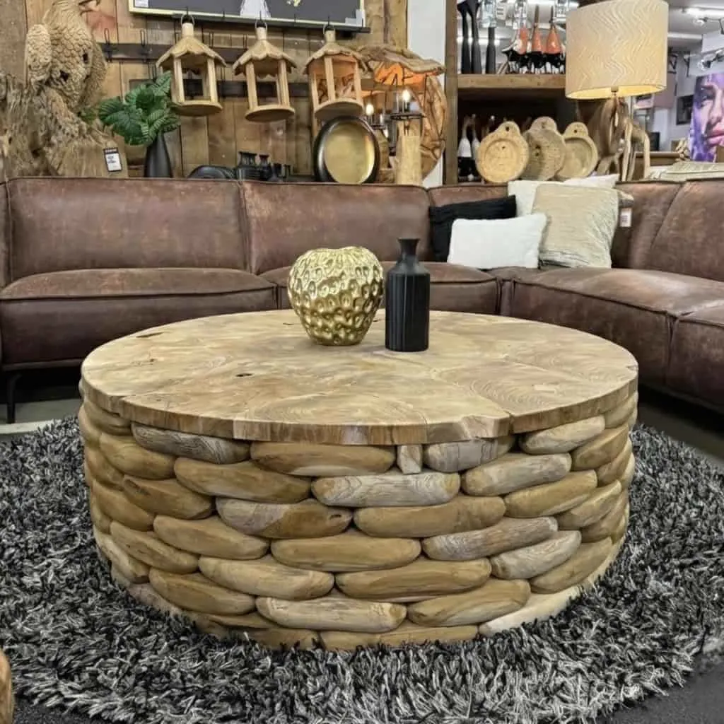 Coffee Table Sem teak round - World of Brosi