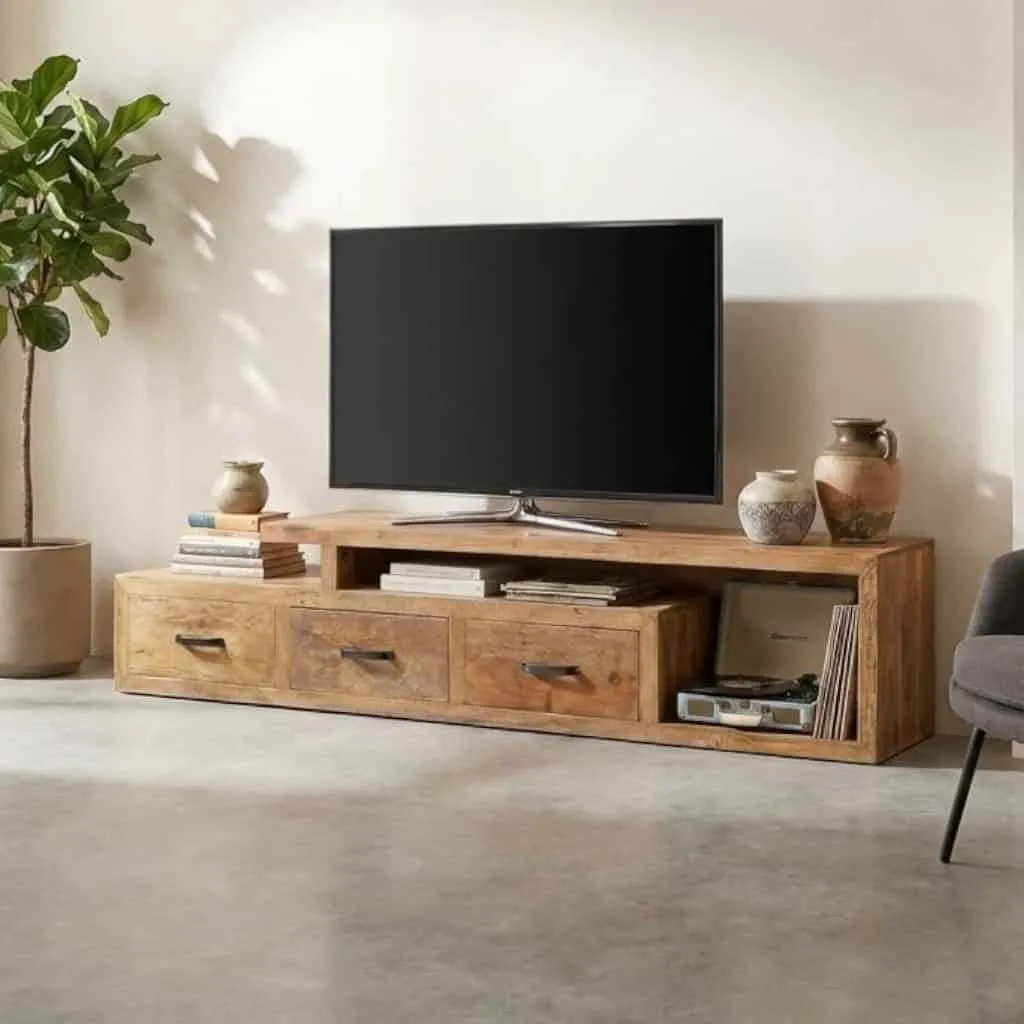 TV Meubel Solid | Naturel | 225cm