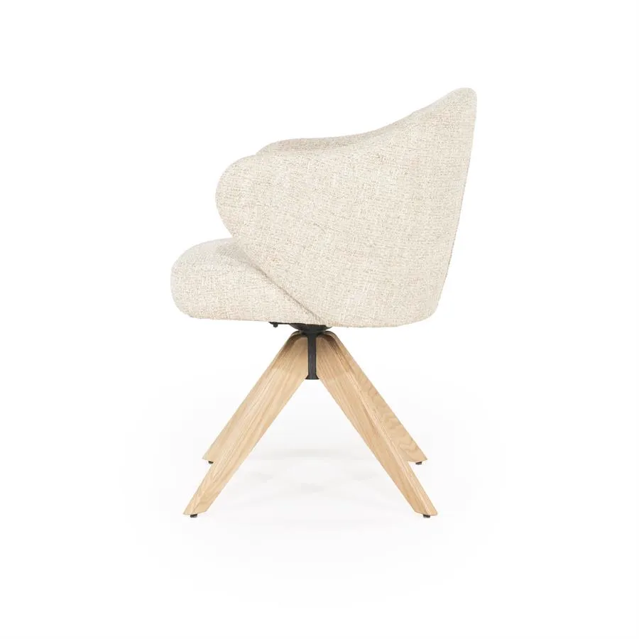 Chair Connor natural - beige Donna - Eleonora