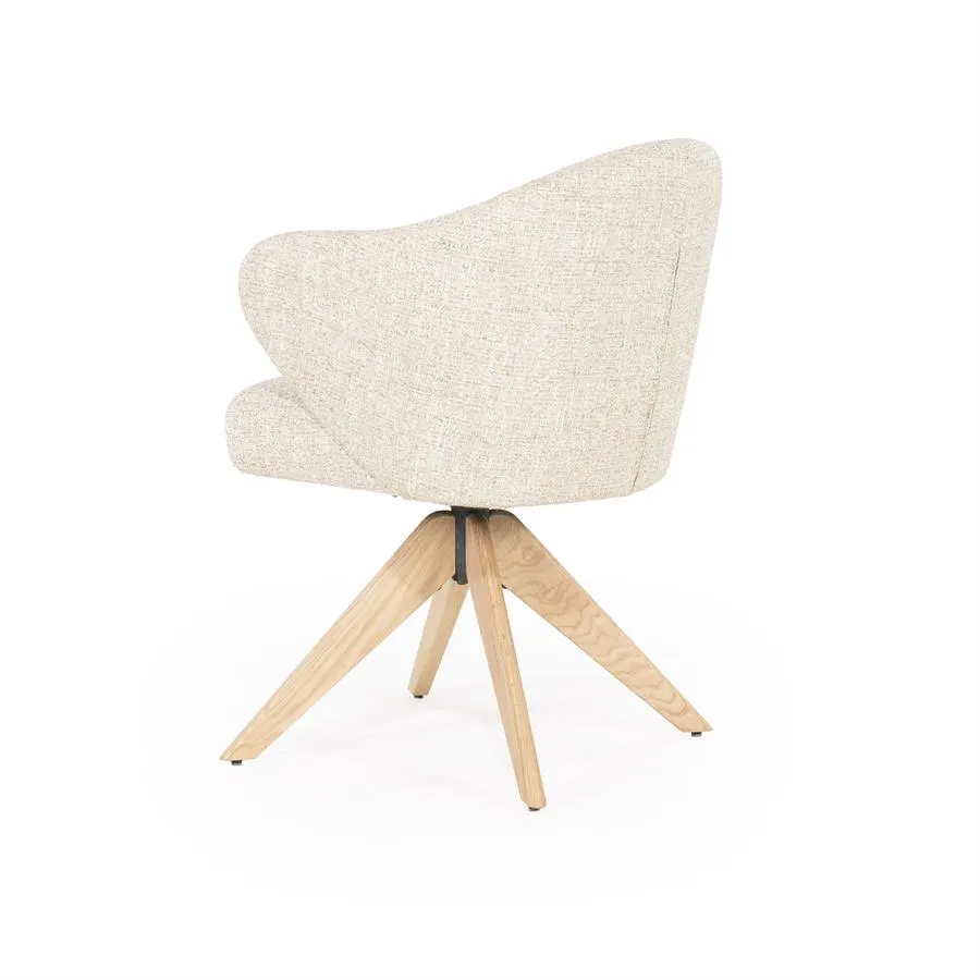 Chair Connor natural - beige Donna - Eleonora