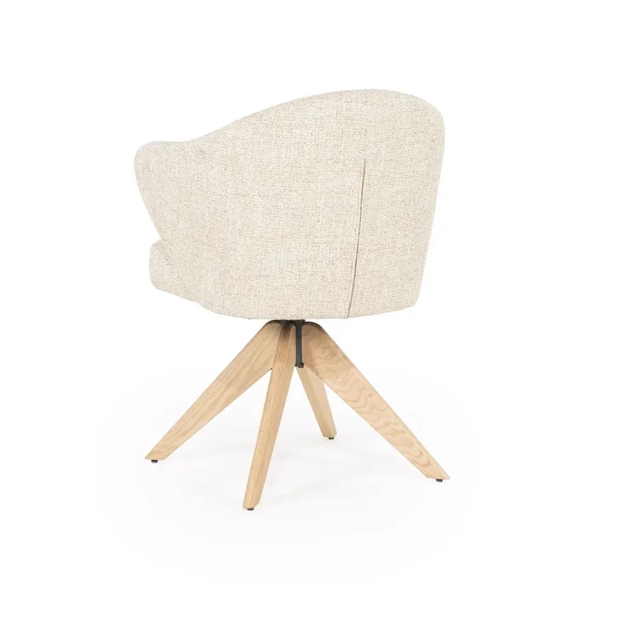 Chair Connor natural - beige Donna - Eleonora