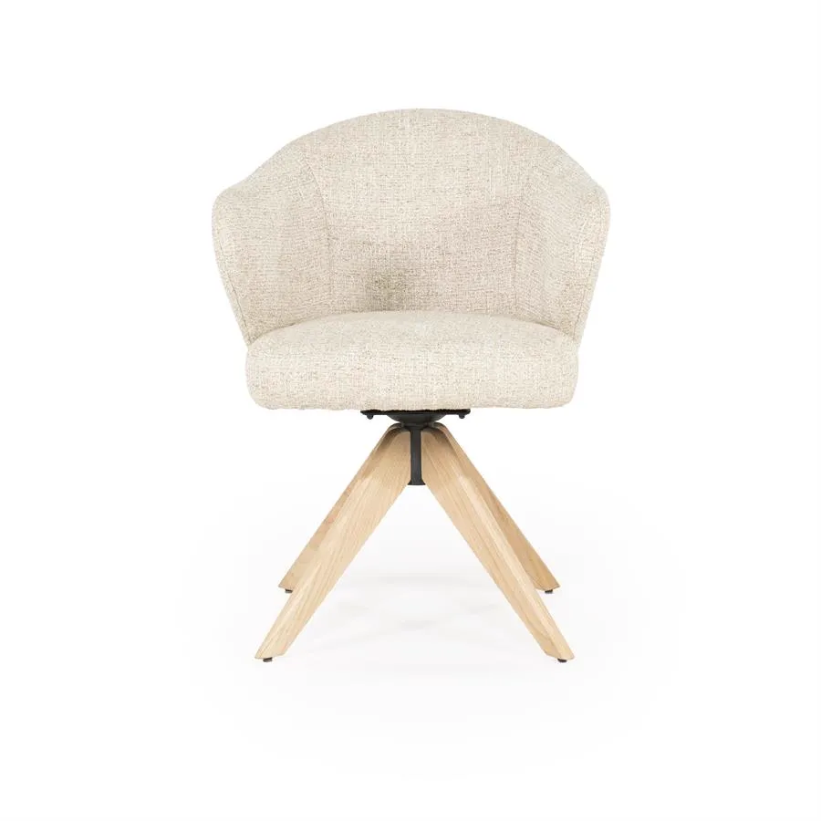 Chair Connor natural - beige Donna - Eleonora