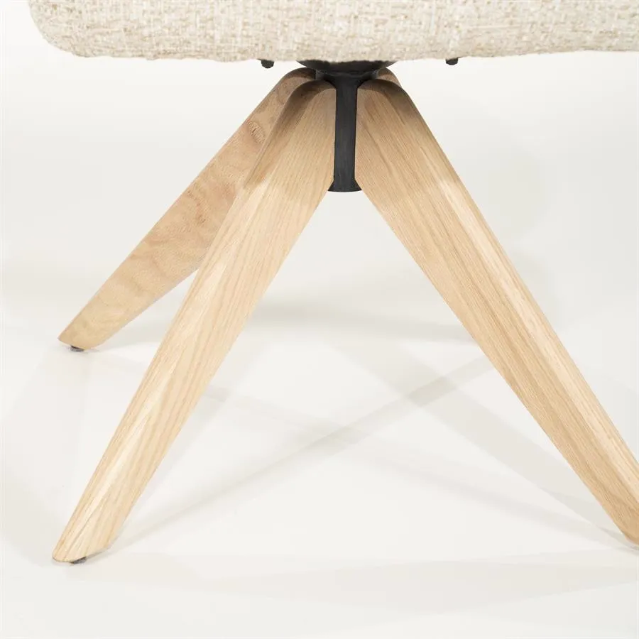 Chair Connor natural - beige Donna - Eleonora