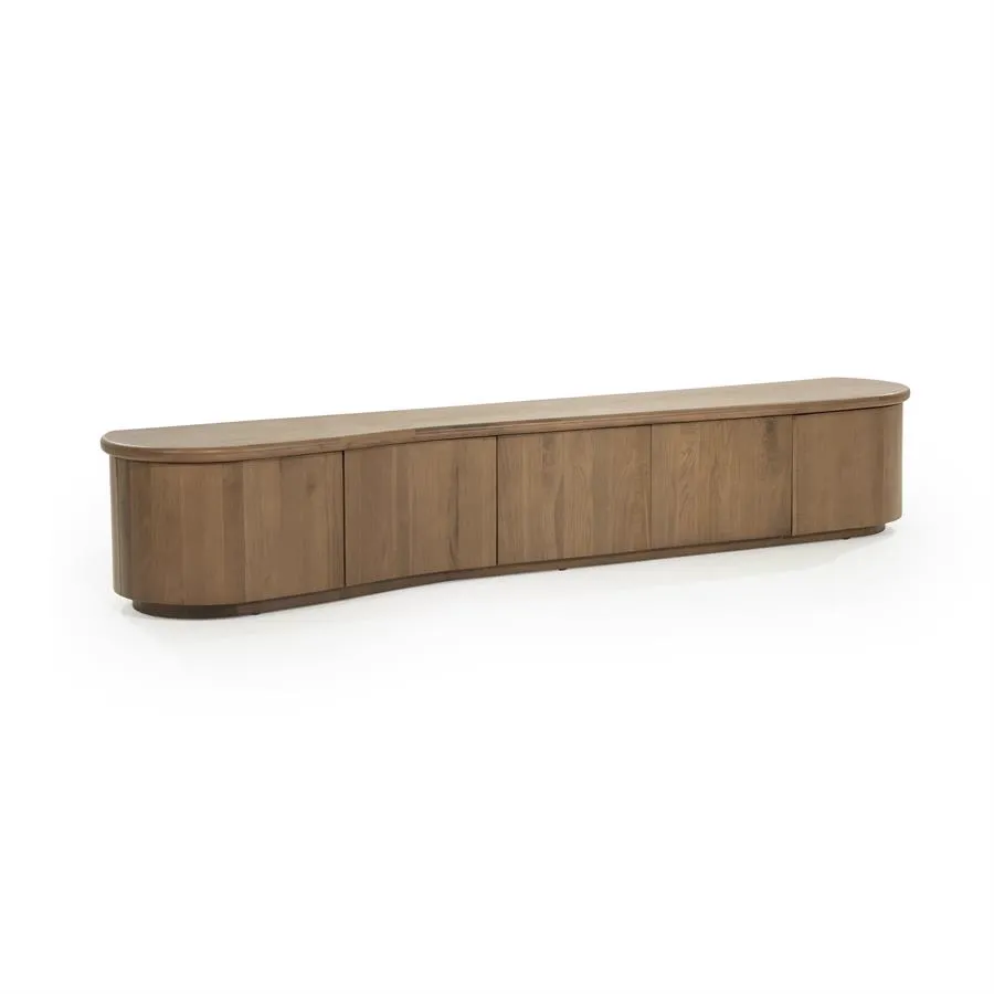 TV unit Josh 240 cm - brown - Eleonora