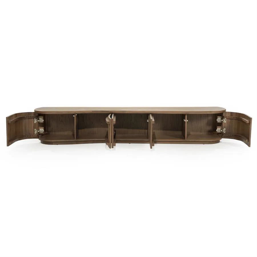 TV unit Josh 240 cm - brown - Eleonora