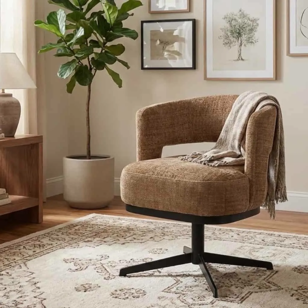 Bruce Dining Chair Swivel Base 360 - MySons