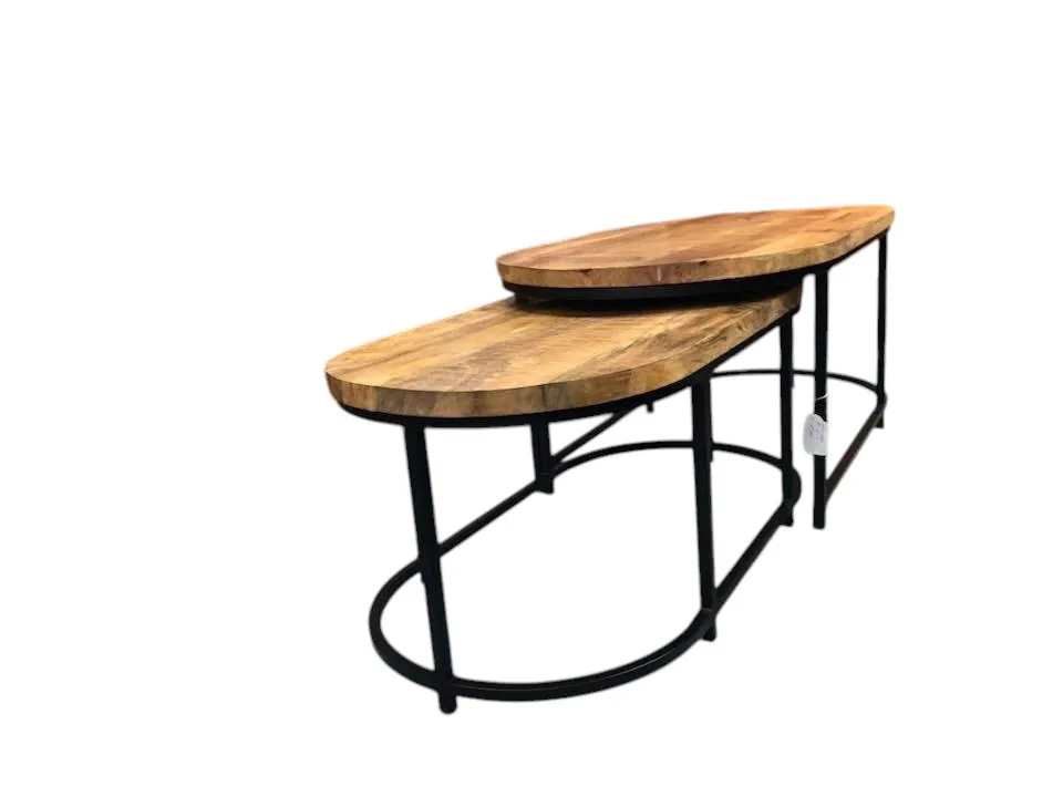 Coffee Table Set Alfa mango wood - Mokana Furniture