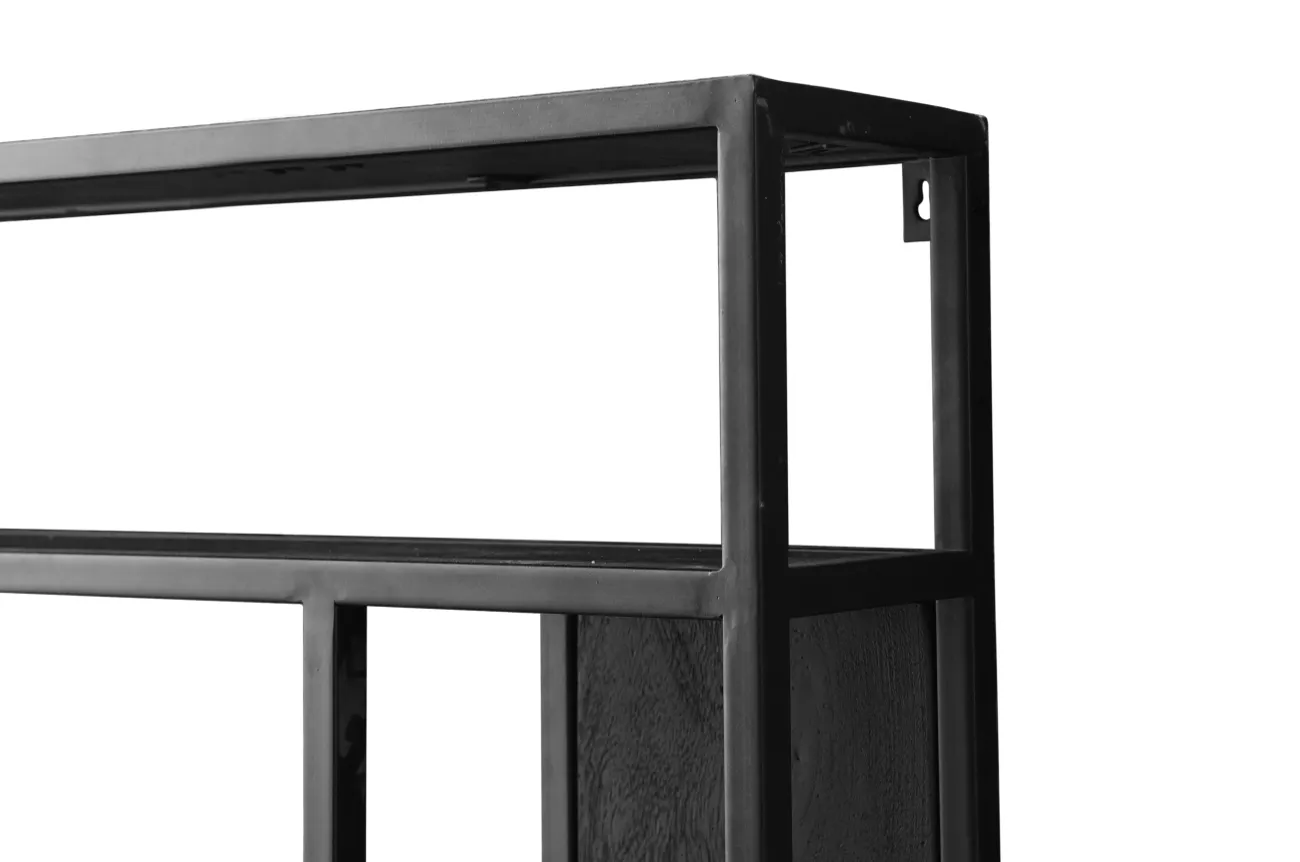 Wandregal San Pedro XL schwarz, von Mokana Furniture, Detailfoto 1