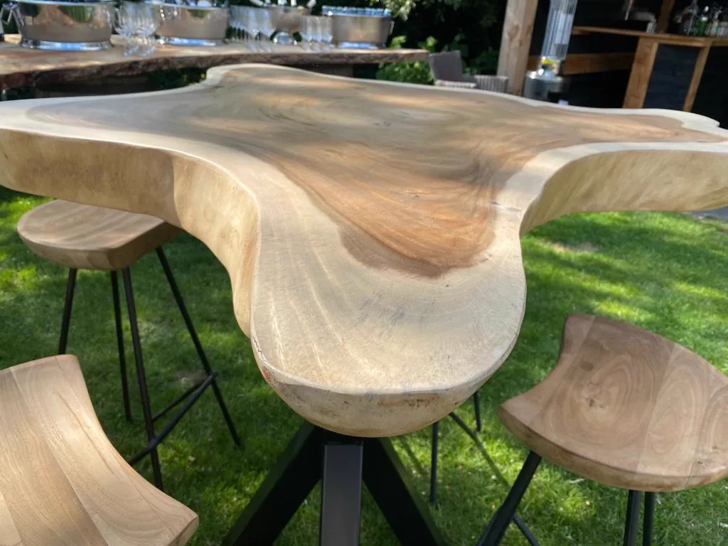 Bar table suar wood organic - World of Brosi