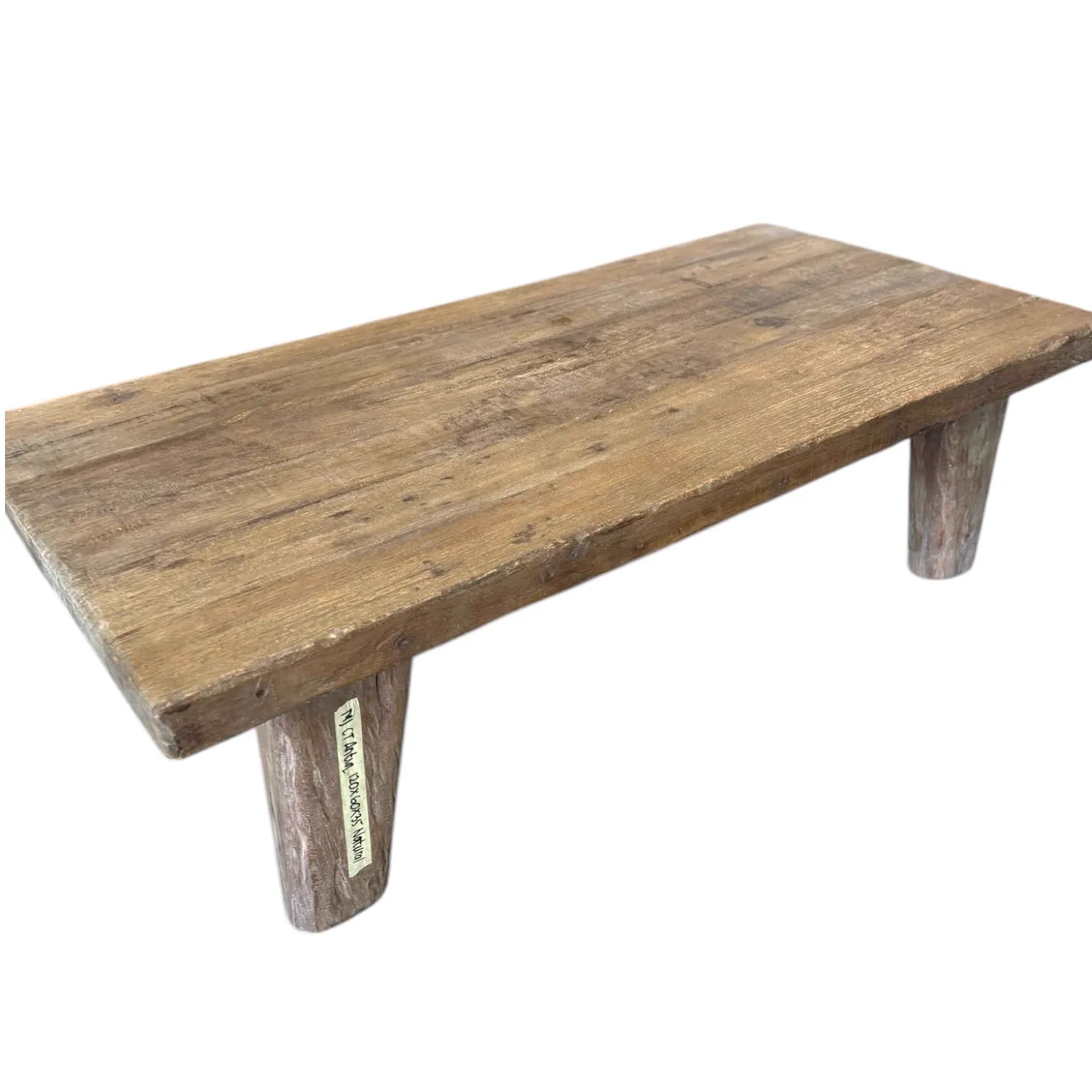 Couchtisch Solid Mixwood auf weißem Hintergrund, schräg von oben fotografiert - World of Brosi