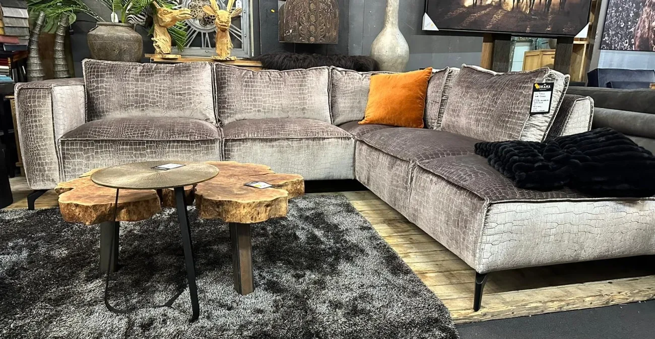 Robin Corner Sofa Croco Pattern - Wildeboer & van der Weide, foto 3