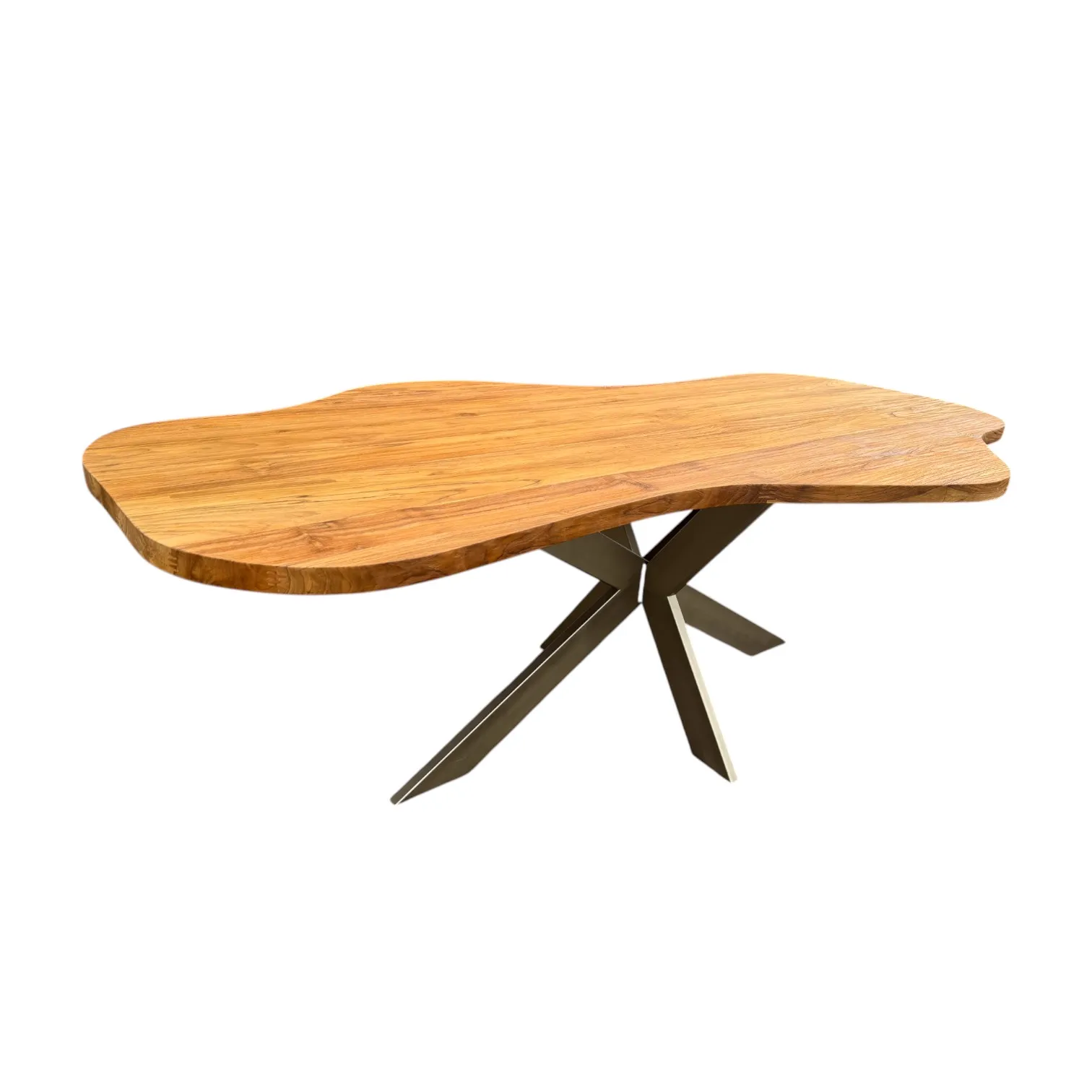 Organic teak dining table - World of Brosi