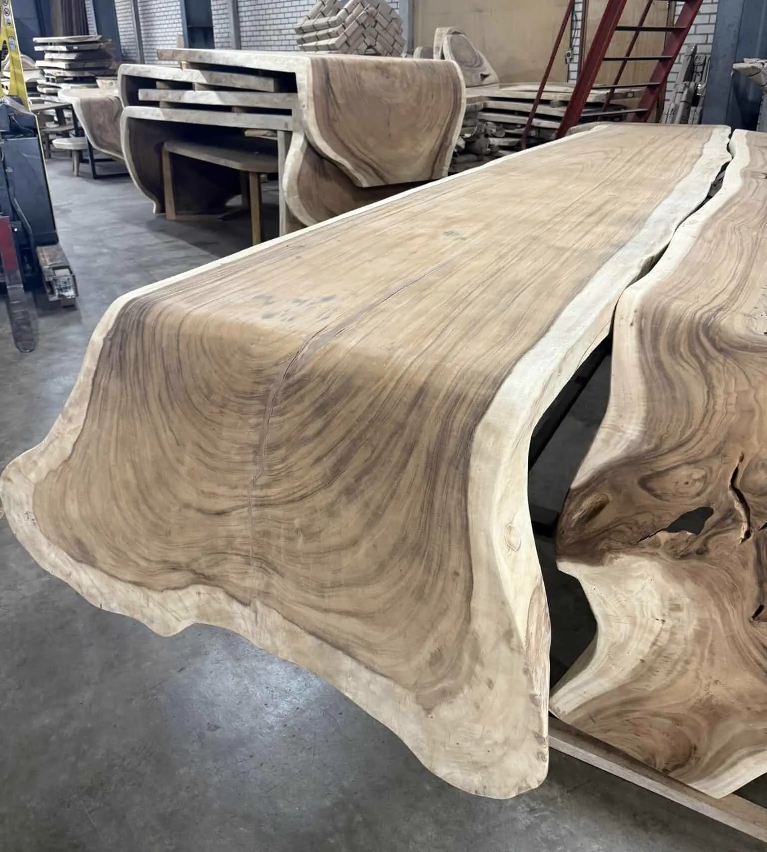 Tree Trunk Table Suar 450cm - World of Brosi