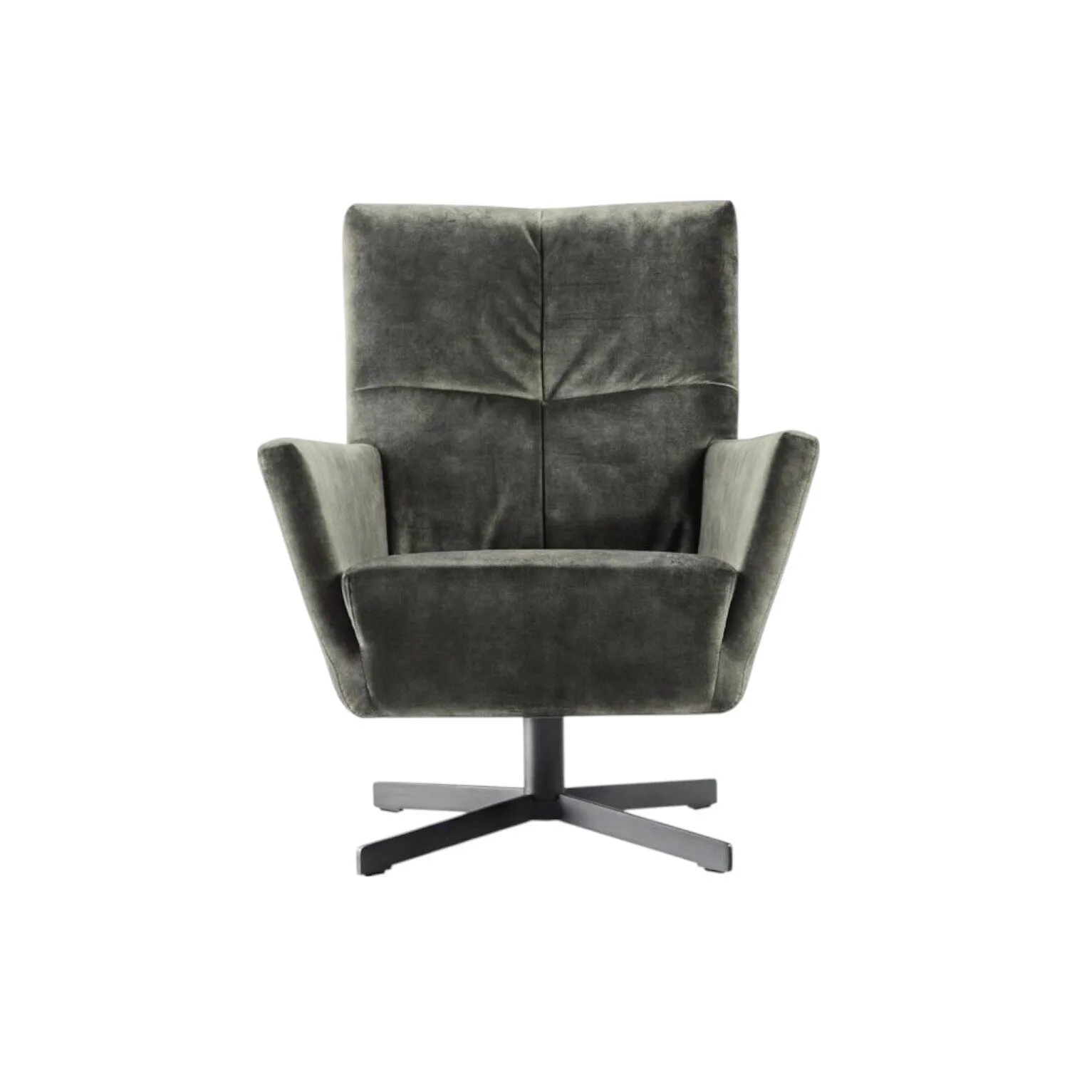 Sessel Bern von Class Design auf weißem Hintergrund, direkt von vorne fotografiert
