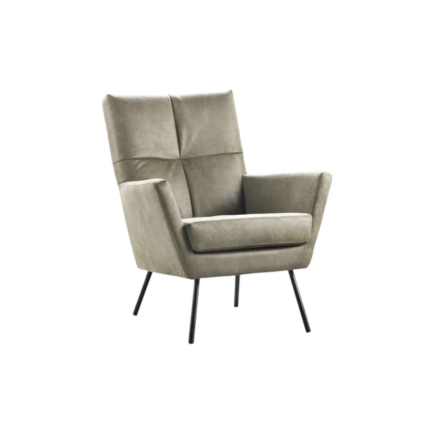 Sessel Bern von Class Design auf weißem Hintergrund, schräg von vorne fotografiert