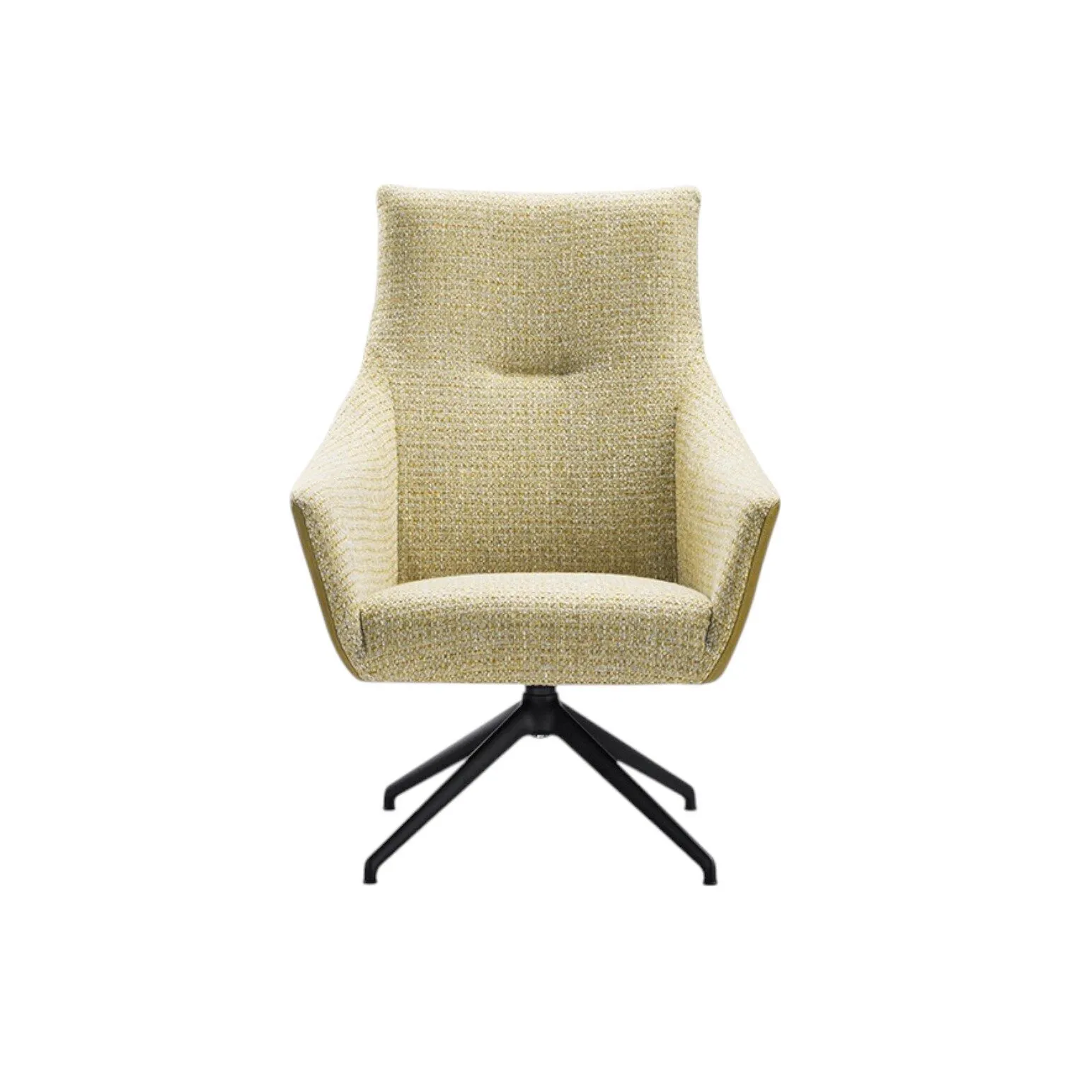 Sessel Nice von Class Design auf weißem Hintergrund, von vorne fotografiert