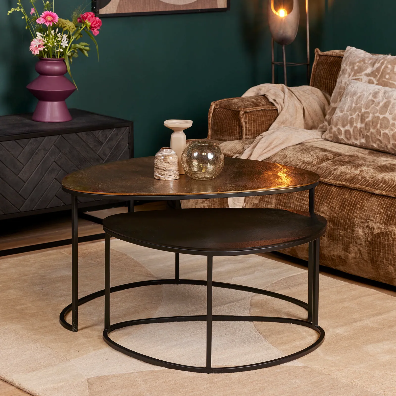Jarrel Coffee Table | 90 cm | Set of 2 - Starfurn