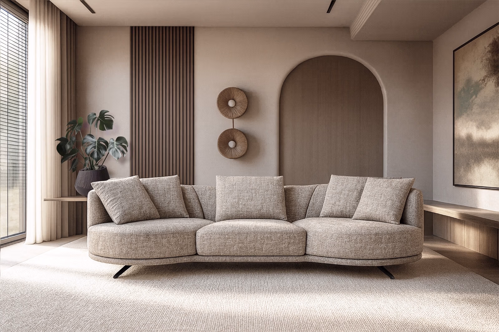 Lounge-Sofa Twister 290cm - Zitform, foto 3