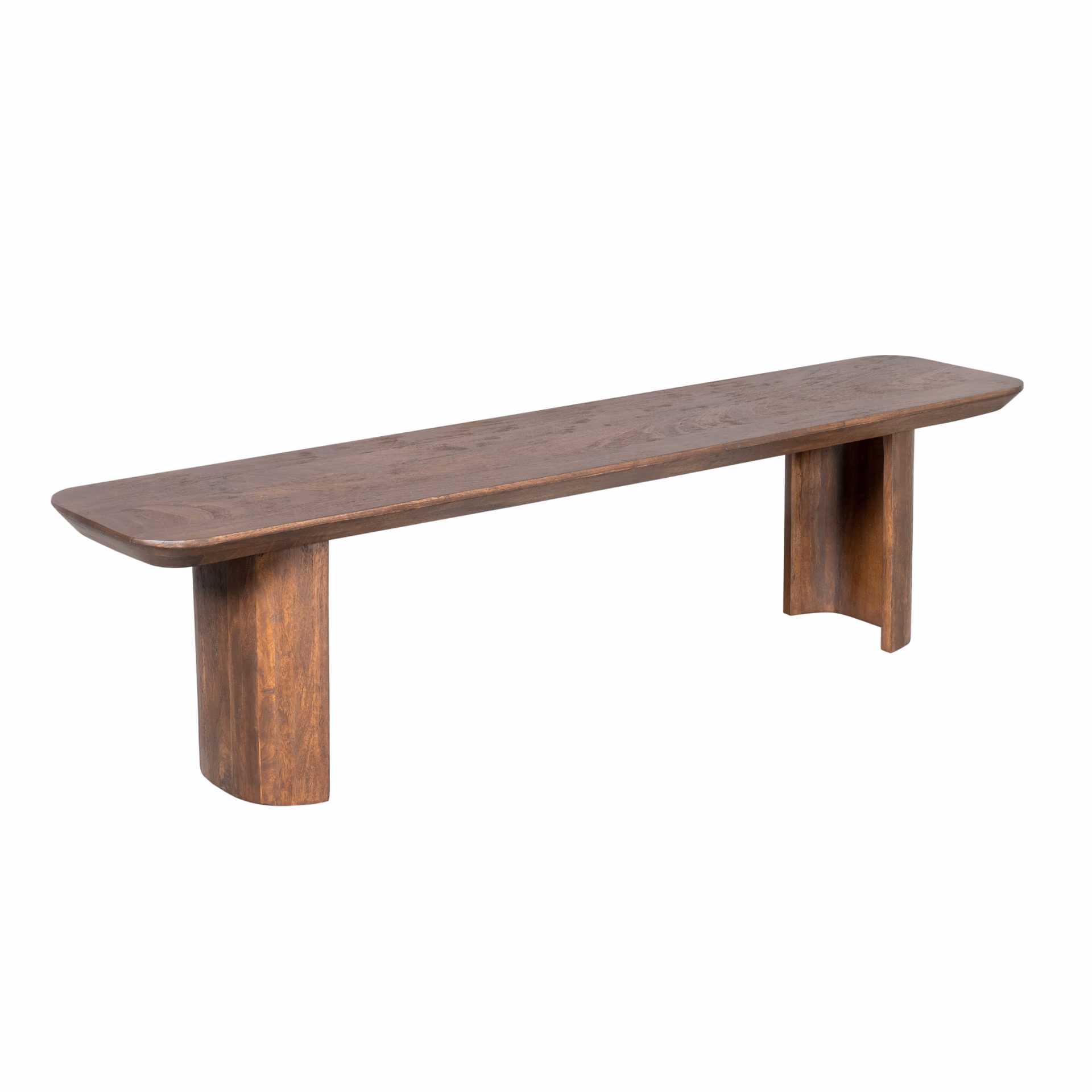 Esszimmerbank Maré Brown 220 cm Holz in Braun Mokana - Starfurn