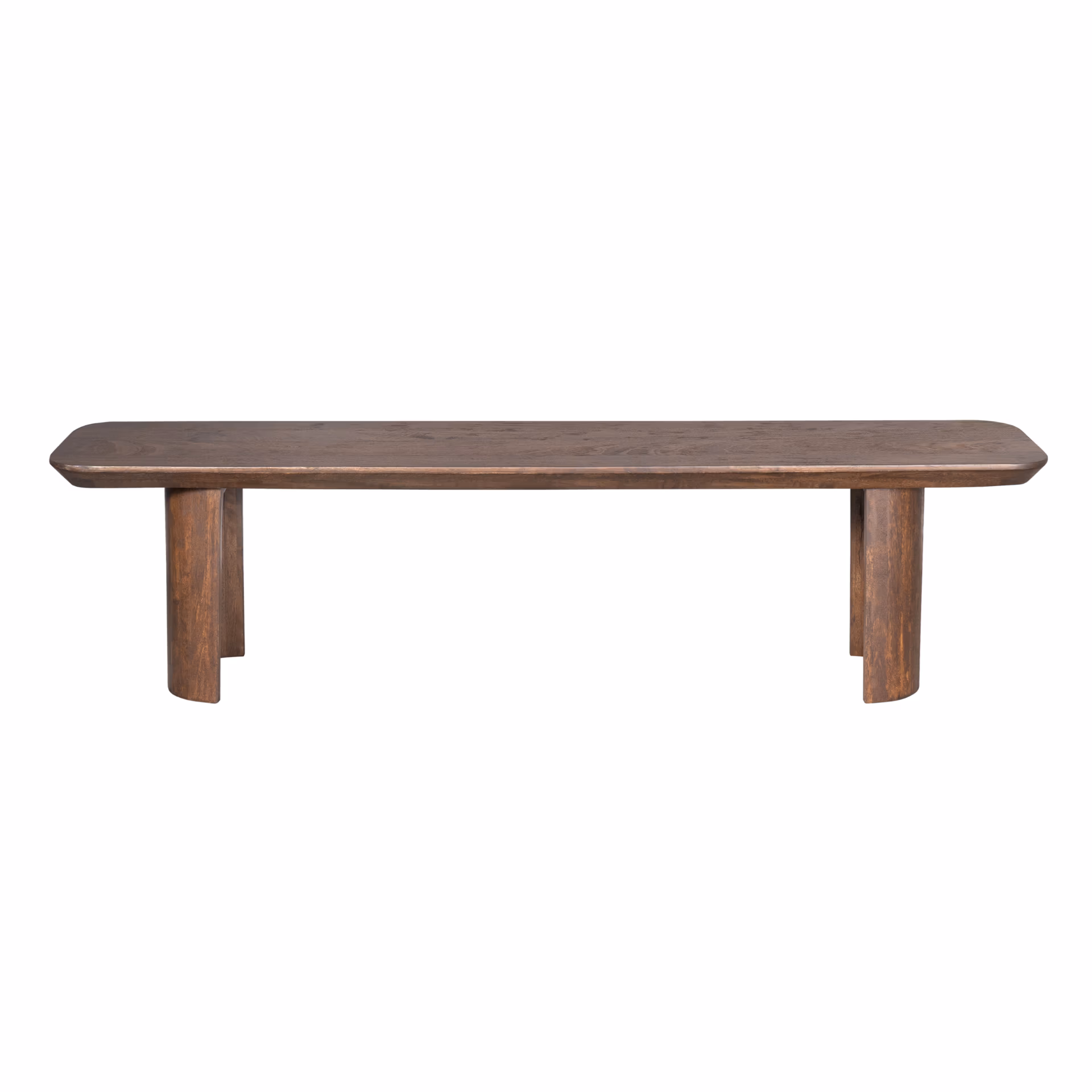 Esszimmerbank Maré Brown 280 cm Holz in Braun Mokana - Starfurn