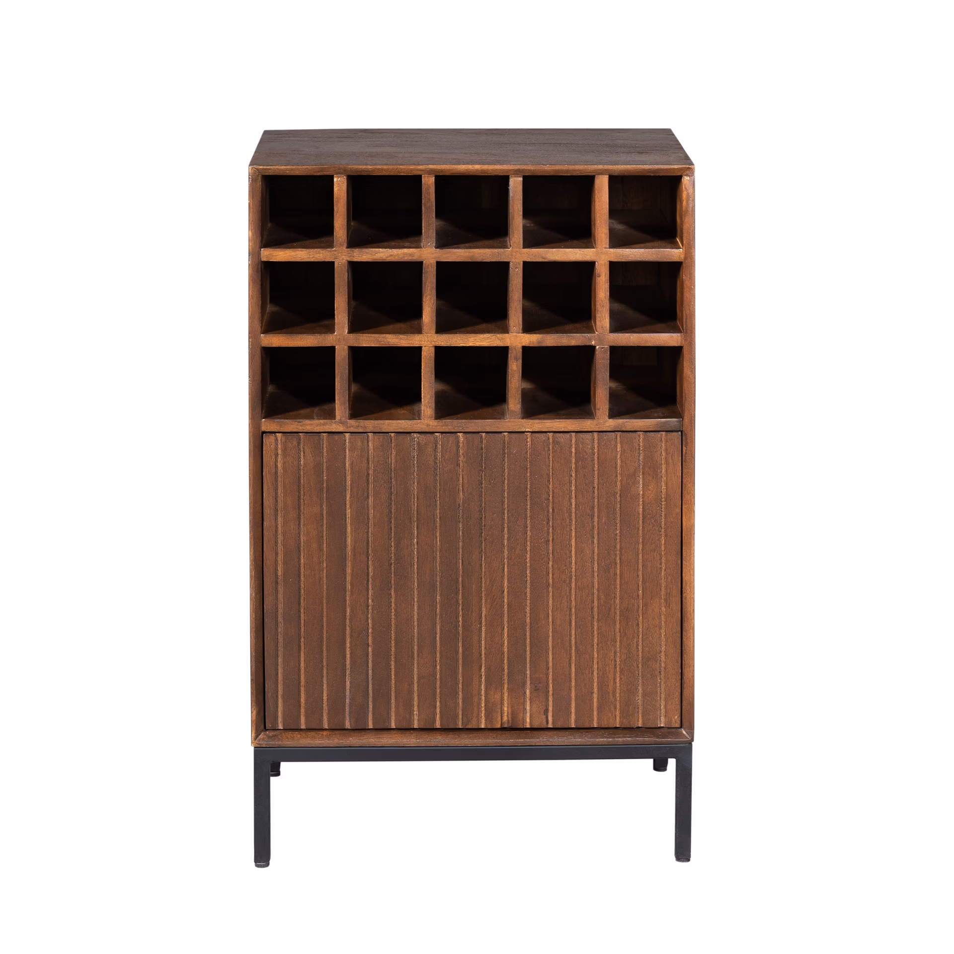 Wine Cabinet Madison Brown | 55 cm - Starfurn