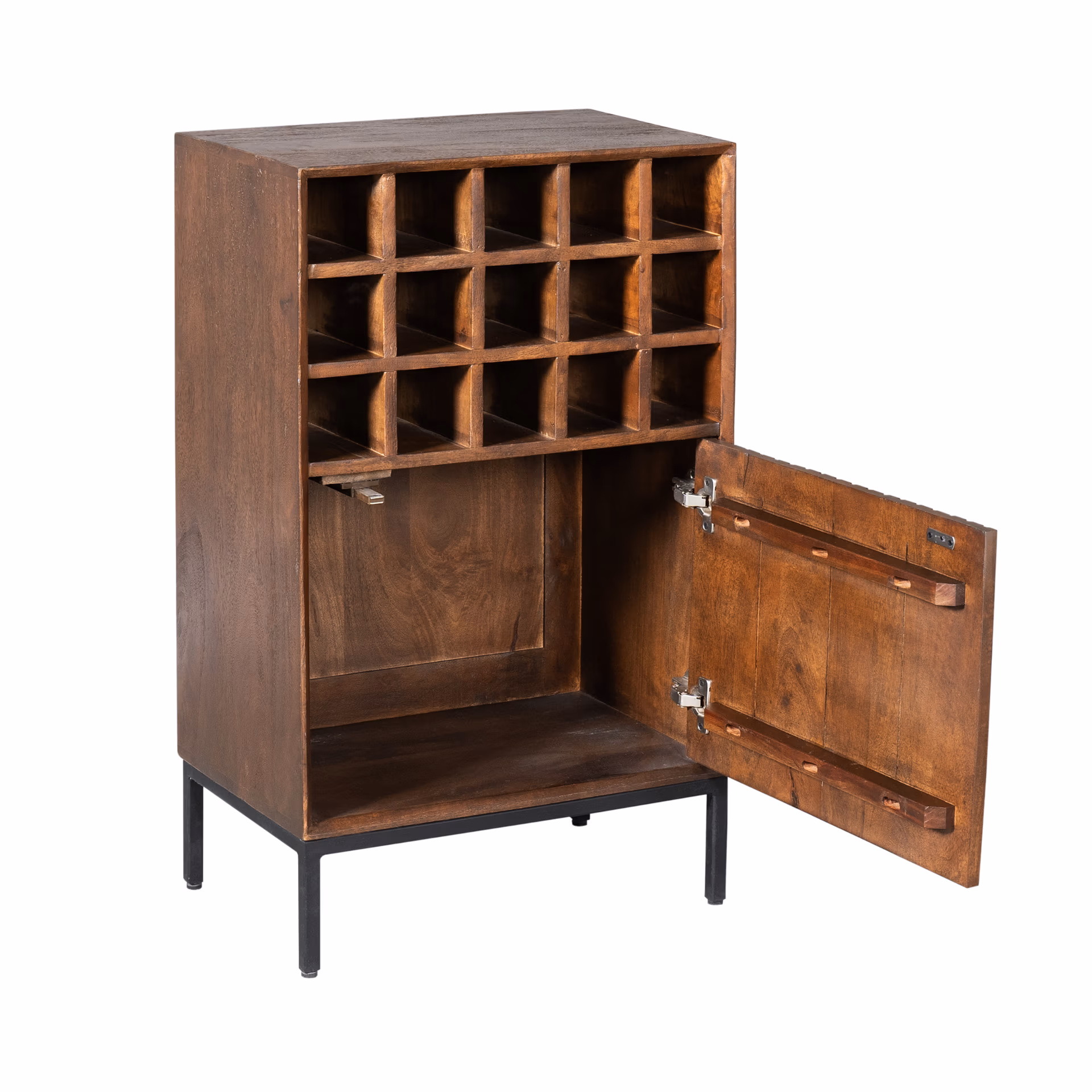 Wine Cabinet Madison Brown | 55 cm - Starfurn