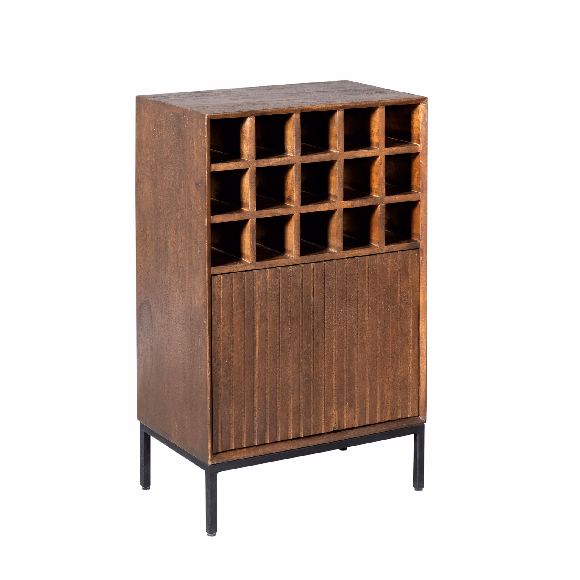 Wine Cabinet Madison Brown | 55 cm - Starfurn