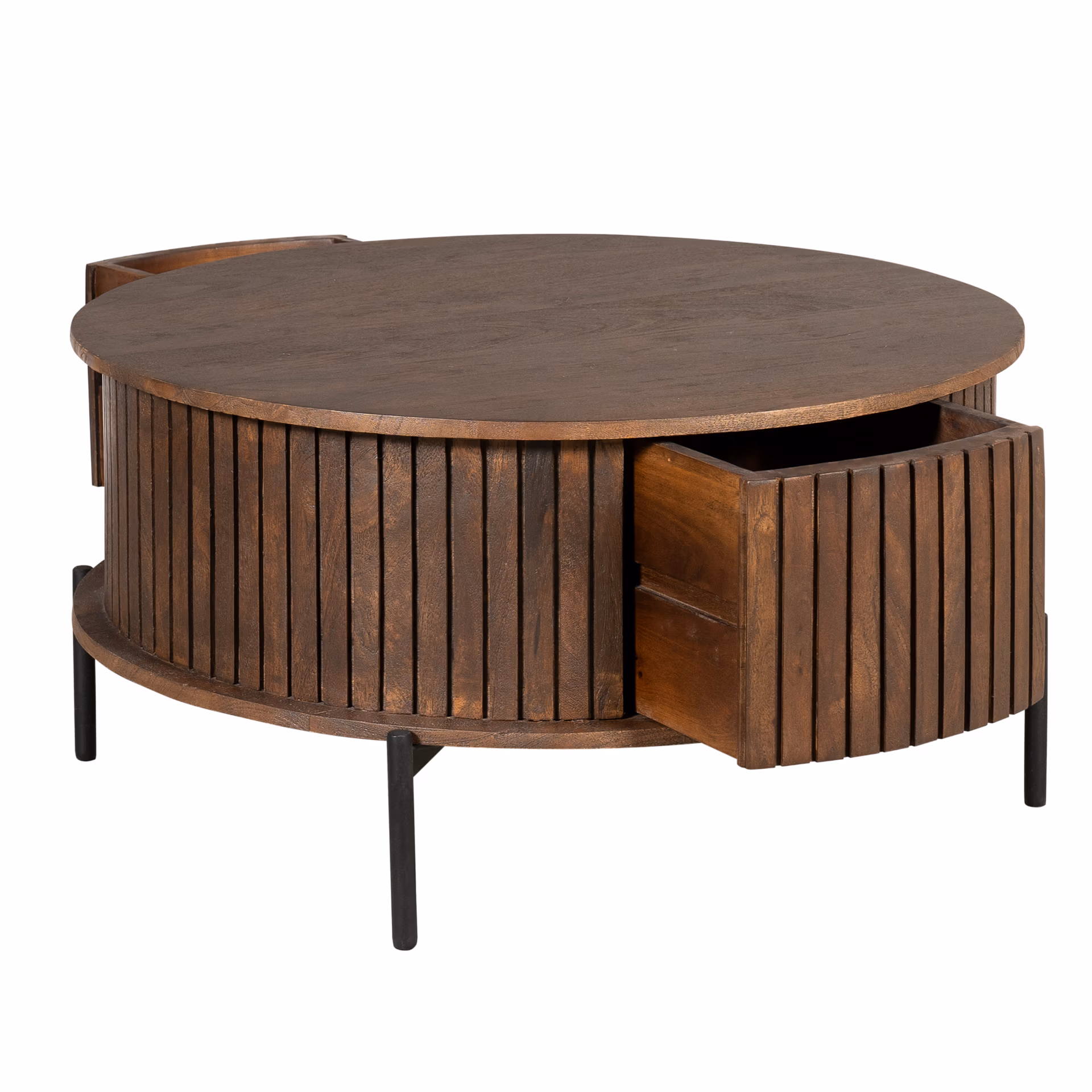 Coffee Table Madison Brown | 80 cm | Round - Starfurn