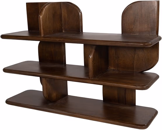Oregano wall shelf brown mango wood - MySons