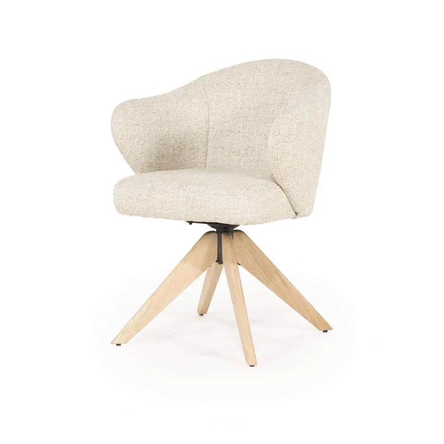 Chair Connor natural - beige Donna - Eleonora