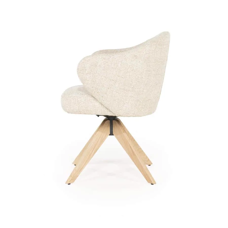 Chair Connor natural - beige Donna - Eleonora