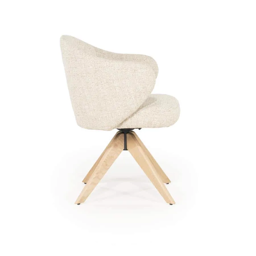 Chair Connor natural - beige Donna - Eleonora