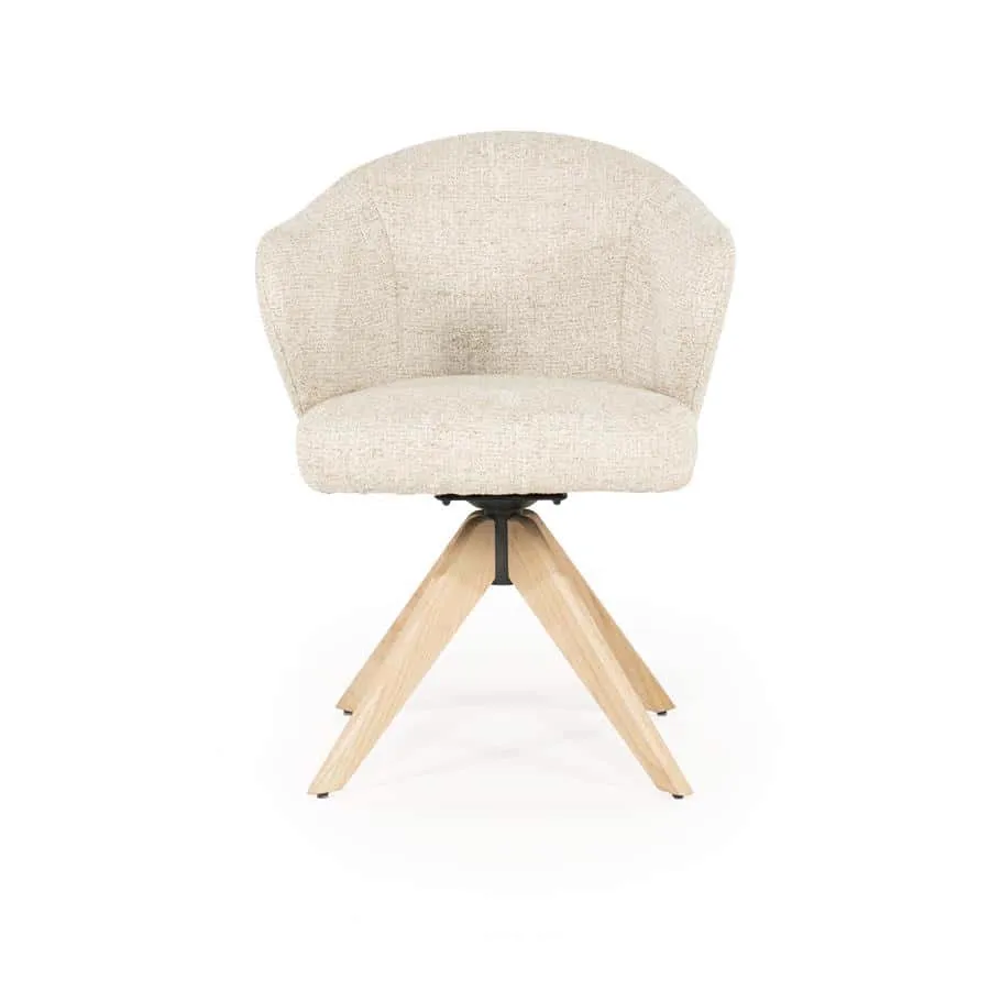 Chair Connor natural - beige Donna - Eleonora