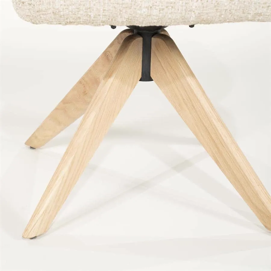 Chair Connor natural - beige Donna - Eleonora