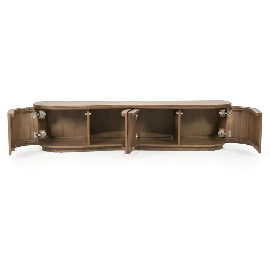 TV unit Josh 180 cm - brown - Eleonora