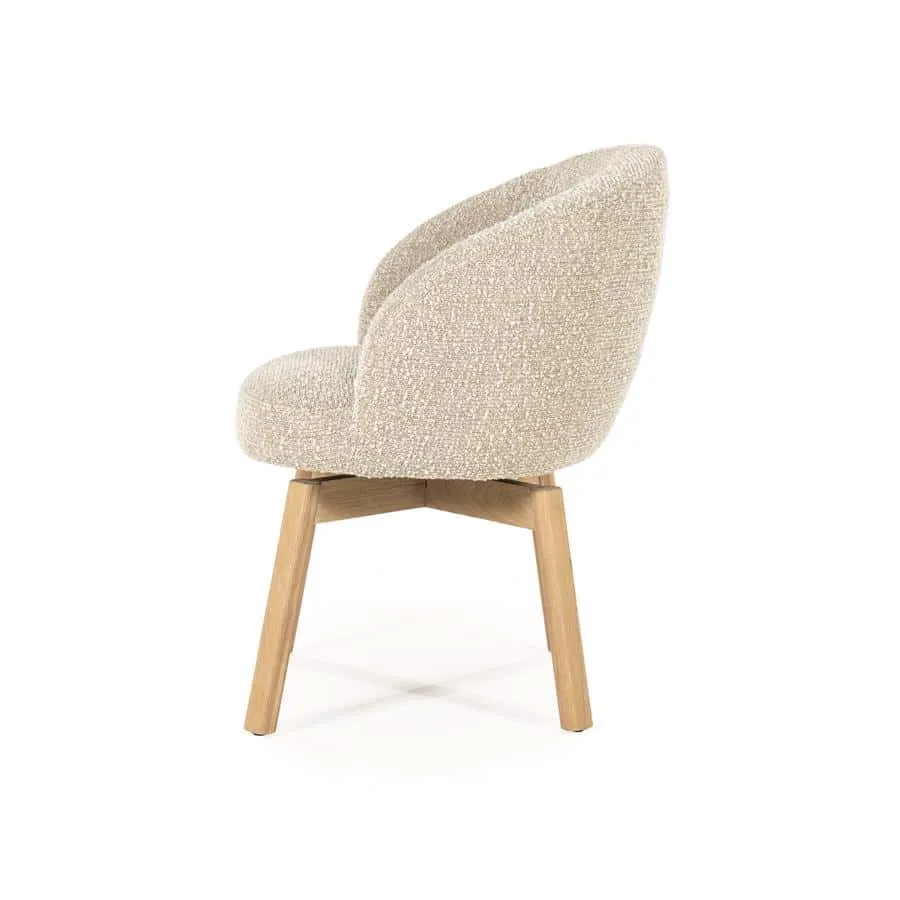 Chair Livia, taupe Hush - Eleonora