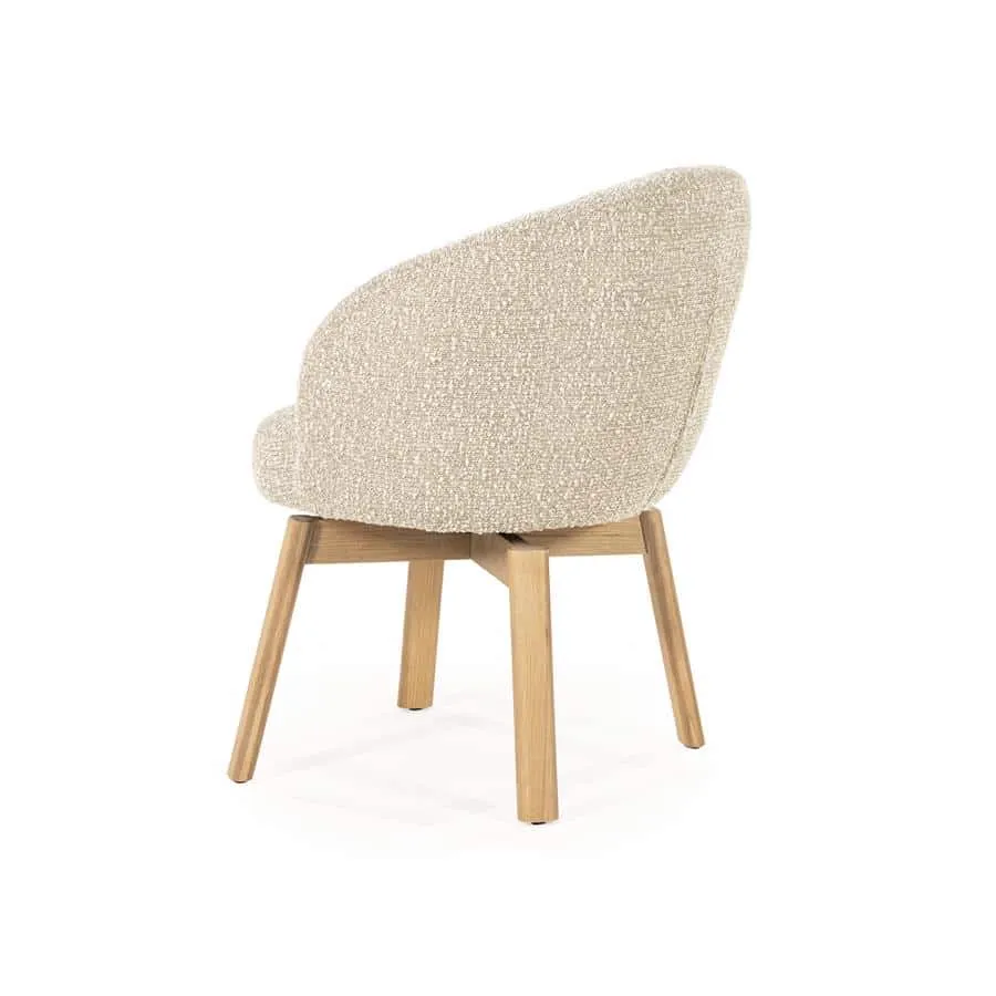 Chair Livia, taupe Hush - Eleonora