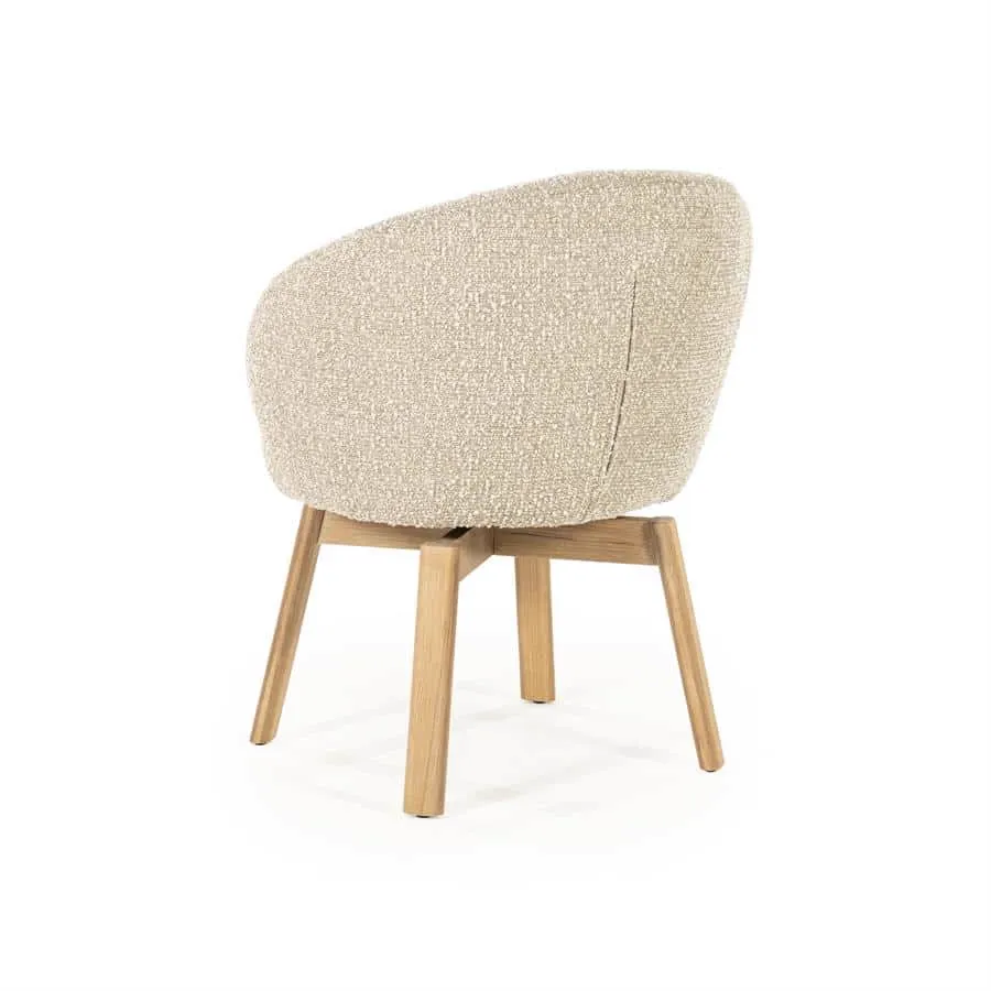 Chair Livia, taupe Hush - Eleonora