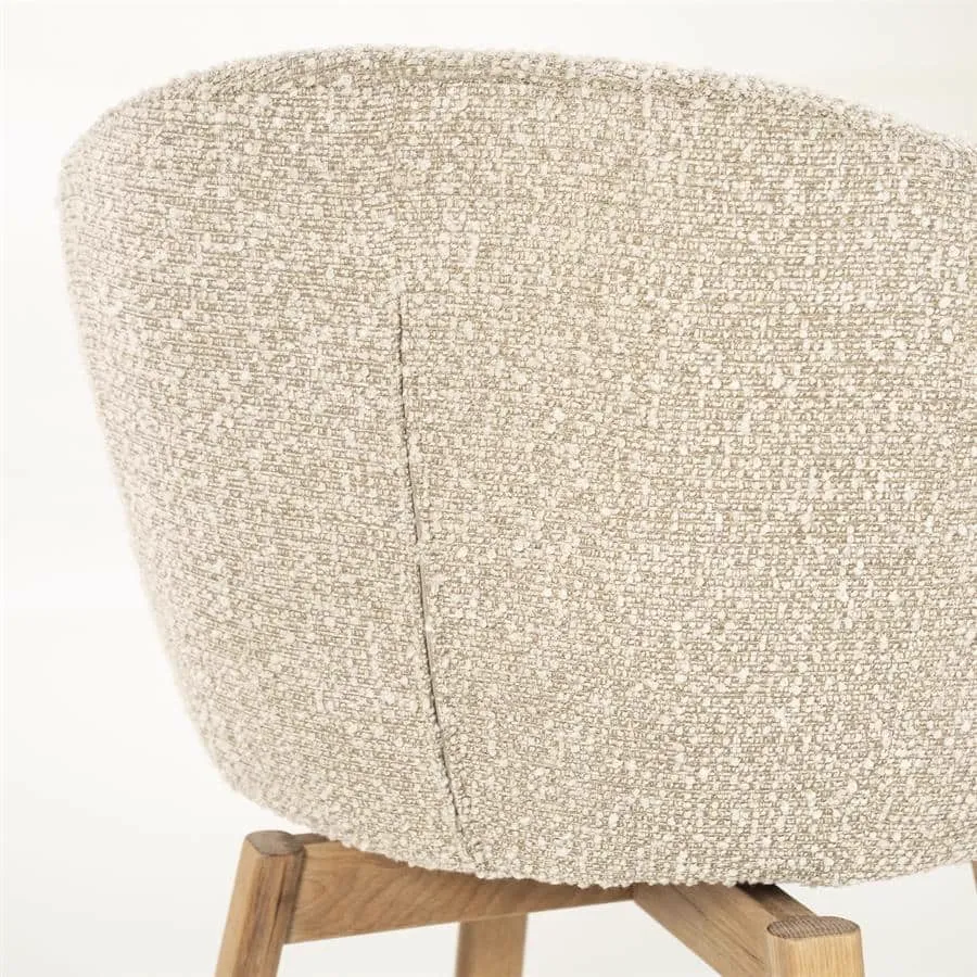 Chair Livia, taupe Hush - Eleonora