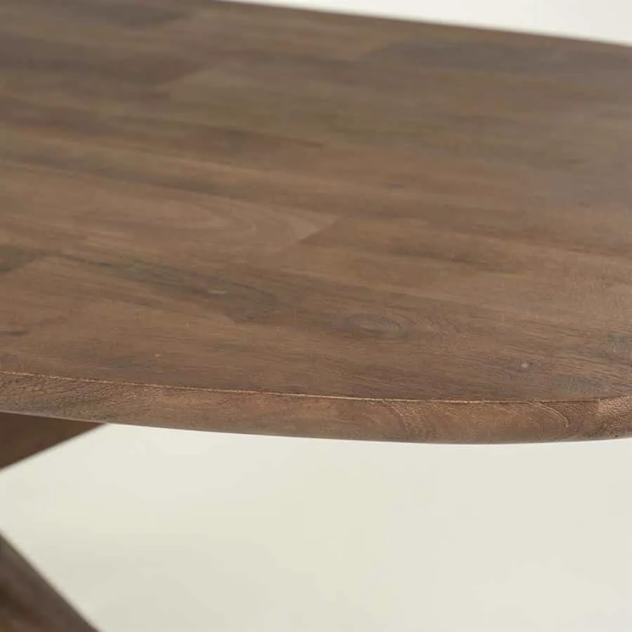 Dining table Tycho 160x110 cm - light brown - Eleonora