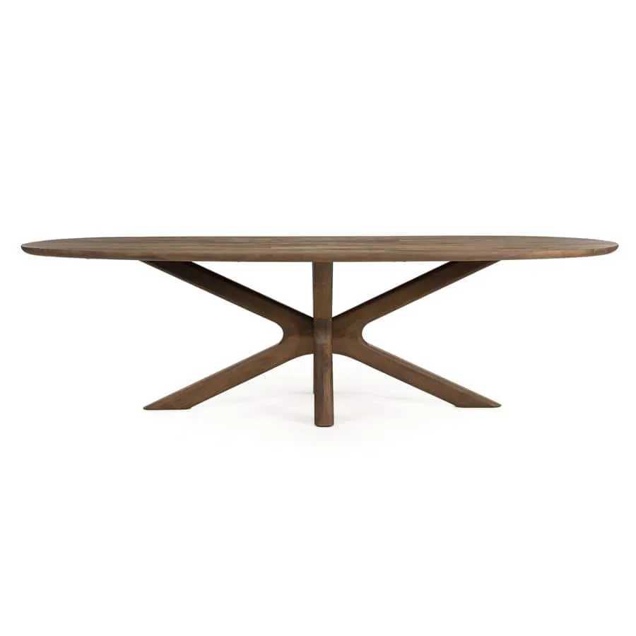Dining table Tycho 260x110 cm - light brown - Eleonora