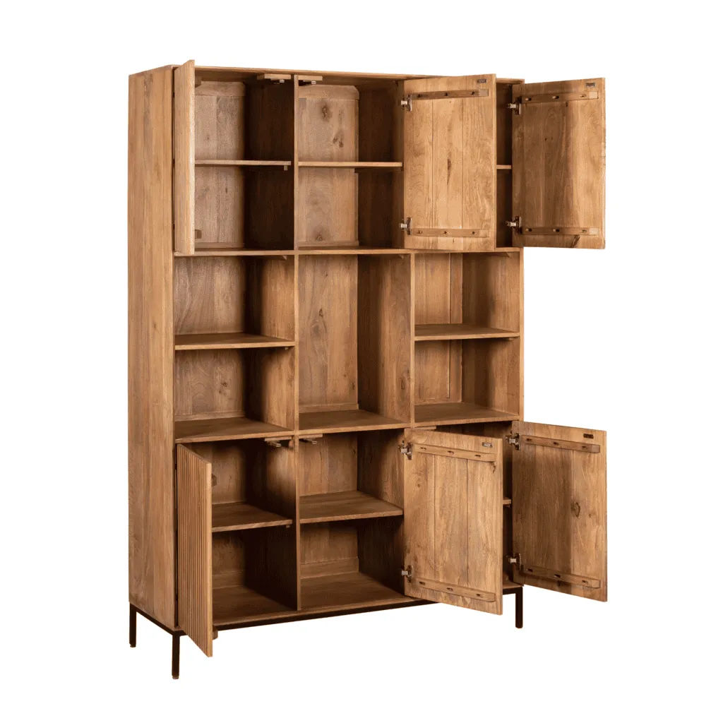 Compartment Cabinet Madison XL Natural | 135 cm - Starfurn